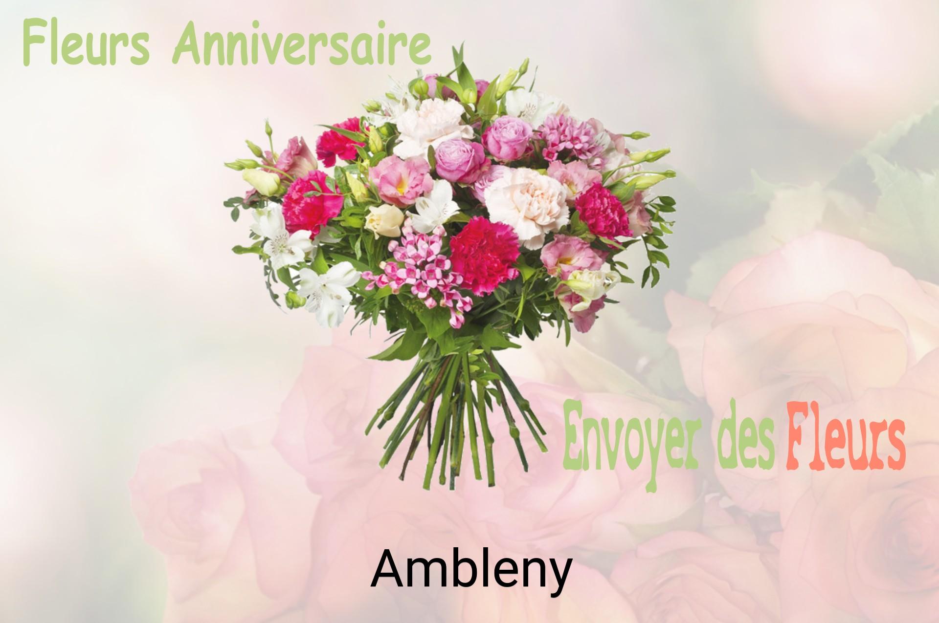 Bouquet de fleurs d’anniversaire livré à Ambleny